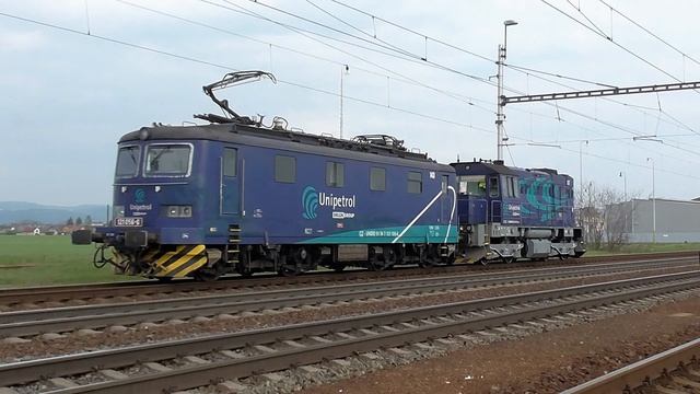 121.056-6 a 741.514-4 společnosti UNIPETROL DOPRAVA, s.r.o. | Lv z Petrovic u Karviné do Mostu смотреть онлайн