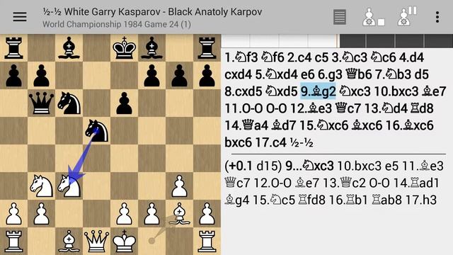Garry Kasparov vs Anatoly Karpov GAME #24 1984 World Championship смотреть онлайн