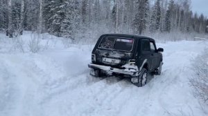 Первый выезд .Нива 2 самоблока - испытание