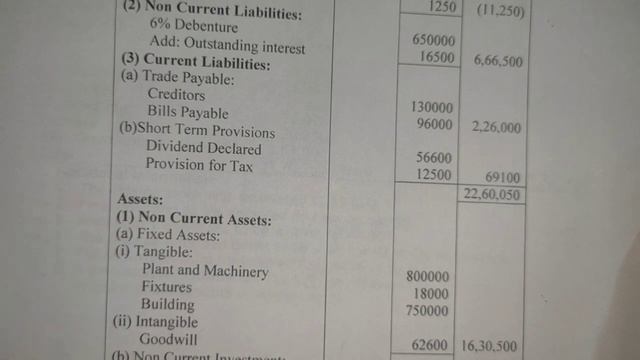 Preparation Of Final Account Of Company -2 (Balance Sheet Vertical Format) As Per Companies Act 201