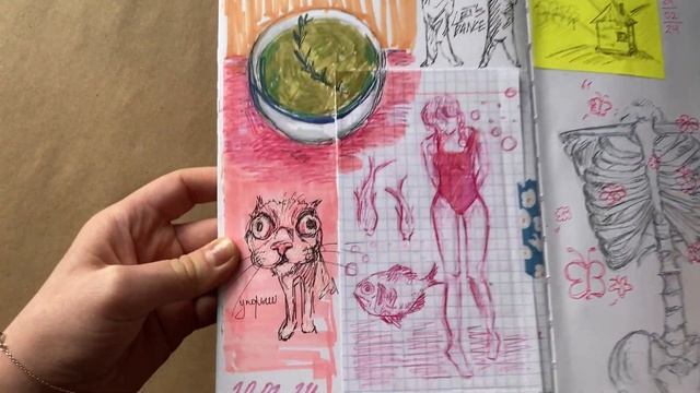 обзор на скетчбук + оформление нового★