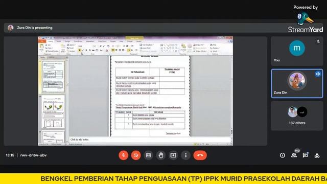 BENGKEL PEMBERIAN TAHAP PENGUASAAN (TP) IPPK MURID PRASEKOLAH DAERAH BATU PAHAT смотреть онлайн
