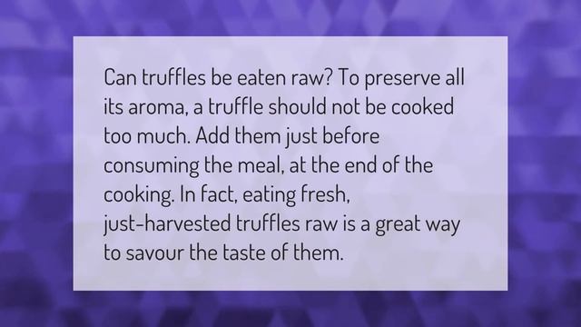 Do truffles taste like mushrooms? смотреть онлайн
