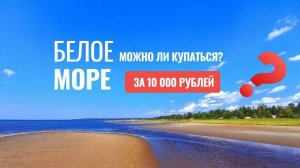Белое море за десятку. Сколько стоит поездка? Как добраться? Можно ли купаться в Белом море?