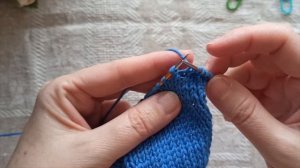 Укороченные ряды. Способ с накидом.