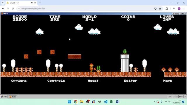PLAYING SUPER MARIO BROS. ON EMUPEDIA.NET смотреть онлайн