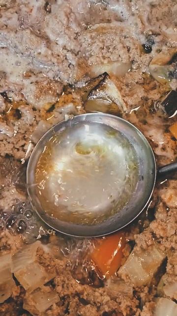 牛ひき肉からコンソメ作る！#shorts