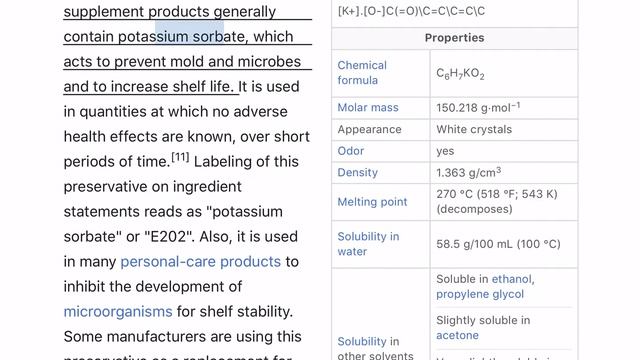 Potassium Sorbate - Wikipedia