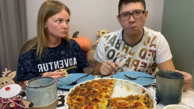 МУКБАНГ🤤Киш с грибами, сыром и томатами💫Мы вышли на ОЗОН🔥🤘 смотреть онлайн