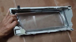 Стекло левой водительской фары Skoda Octavia tour пластик оригинал