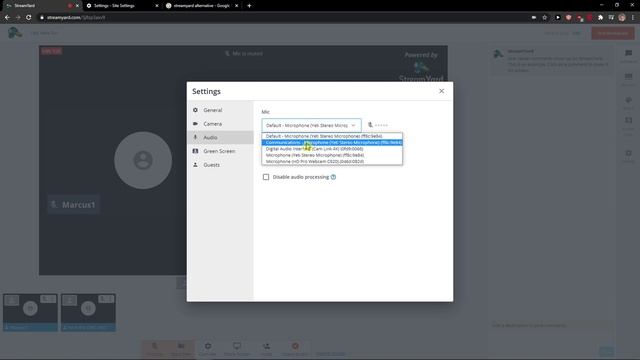 How To Change Microphone/Camera Settings In Streamyard смотреть онлайн
