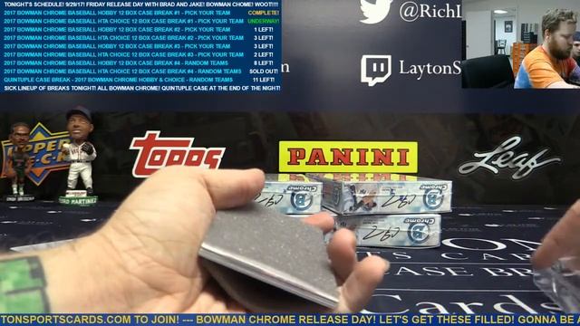 2017 Bowman Chrome Baseball HTA Choice 12 Box Case Break #1 PICK YOUR TEAM смотреть онлайн