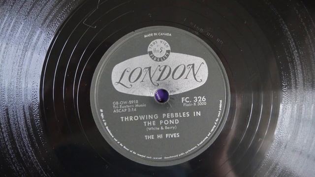 78RPM The Hi Fives – Hong Kong 1956 London Records – FC 326 смотреть онлайн