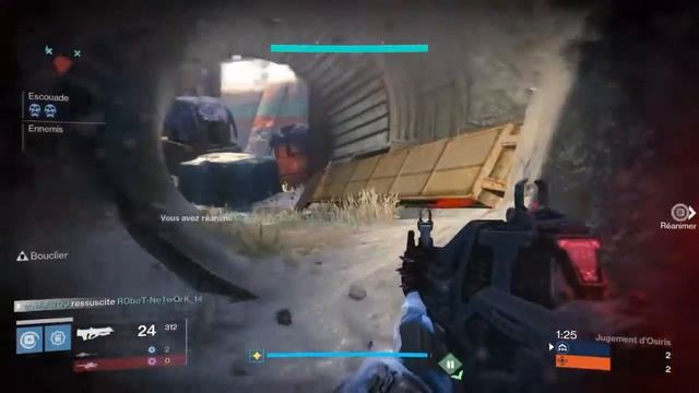 Destiny gameplay 18-5 en Osiris mort rouge / red death смотреть онлайн