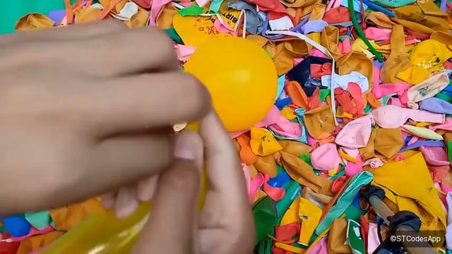 Fun Amazing Balloon Poping Color Full Balloon With Satisfied Er678