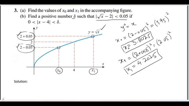 Calculus 1 Ex # 1.4 Q # 3 Limits and Continuity: Epsilon Delta Definition Limits смотреть онлайн