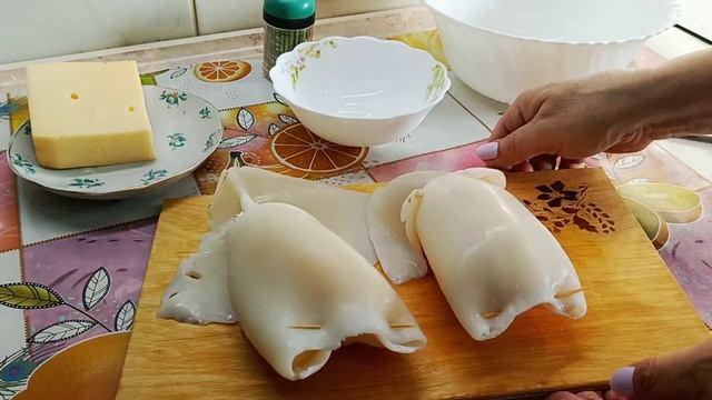 Фаршированные кальмары. Эксперимент с яйцом смотреть онлайн