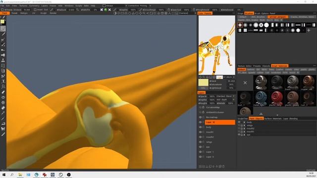 Painting a Grasshopper in 3D Coat: Part 1 смотреть онлайн