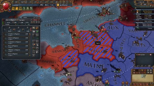 Let's Play Europa Universalis IV-Switzerlake Part 10 смотреть онлайн