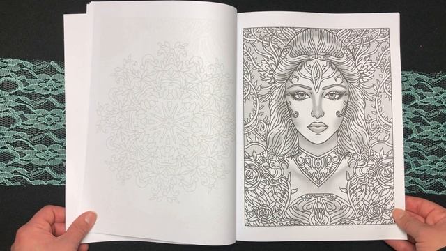 Beautiful Women by Damita Victoria Coloring Book Flip Through смотреть онлайн