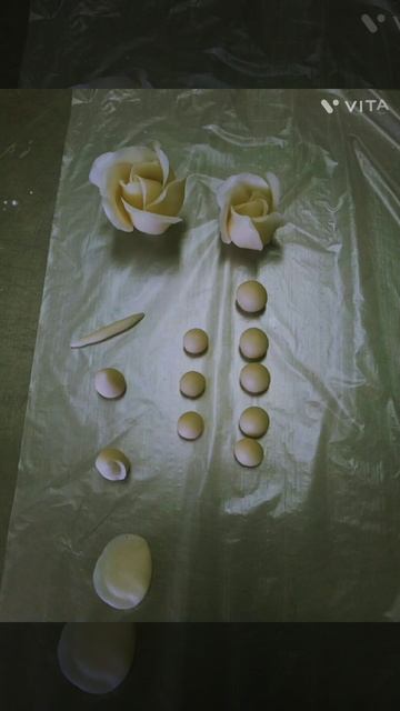 마지팬 (아몬드가루+슈가파우더) 장미꽃 만들기