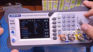 Обзор на генератор сигналов. 2 канала по 80МГц. JUNTEK PSG9080 DDS генератор.