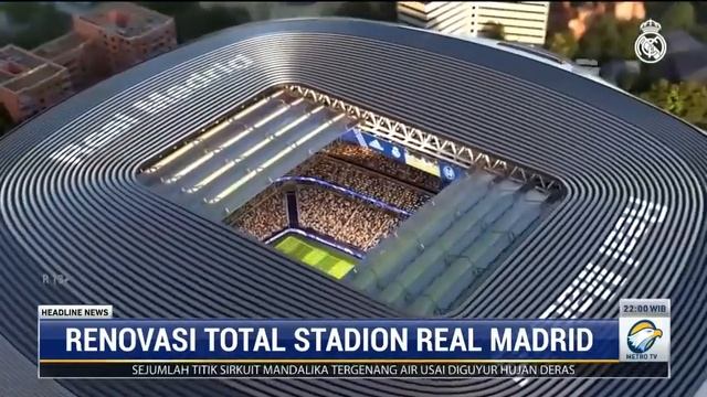 Gambaran Wajah Baru Stadion Santiago Bernabeu Usai Direnovasi смотреть онлайн
