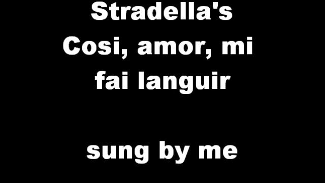 Cosi, amor, mi fai languir смотреть онлайн