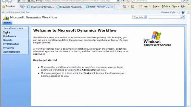 Overview of Workflow in Microsoft Dynamics GP 2010 смотреть онлайн
