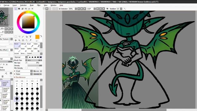 Chibi Speed Art - Eternity [Paint Tool Sai 2] смотреть онлайн
