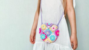 Сумка для девочки крючком. Часть1/2