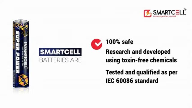 Smartcell AAA Non-Rechargeable Alkaline Mini Series Battery | Pencil Cell (Pack of 2, 1.5V) смотреть онлайн