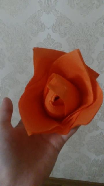 Роза из салфеток смотреть онлайн