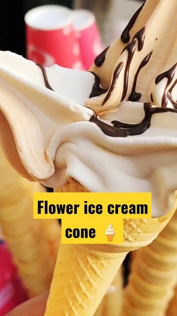 Flower ice cream cone 🍦| Street food LAHORE | Best 🍦🍦🍦 | #foodie #food #foodblogger #viral #icecrea смотреть онлайн