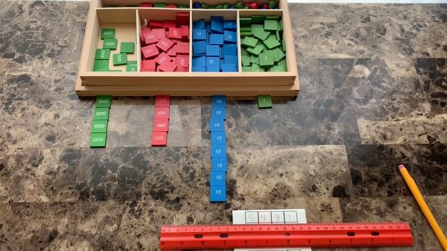 Montessori Math: The Stamp Game - Subtraction (Static And Dynamic)