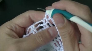 Скатерть простая  для начинающих. Часть 5.