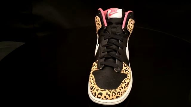 Nike WMNS Dunk High Skinny Black Leopard SDNTRP 424998 смотреть онлайн