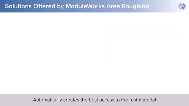 Area Roughing by ModuleWorks смотреть онлайн