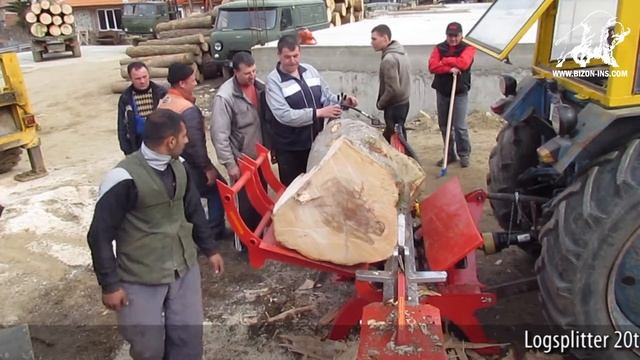 Професионална машина за цепене на дърва 20т смотреть онлайн