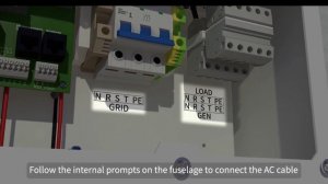 Установка гибридного низковольтного трехфазного инвертора DEYE 5-12 KW