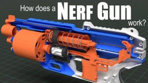 Как работает пистолет Nerf