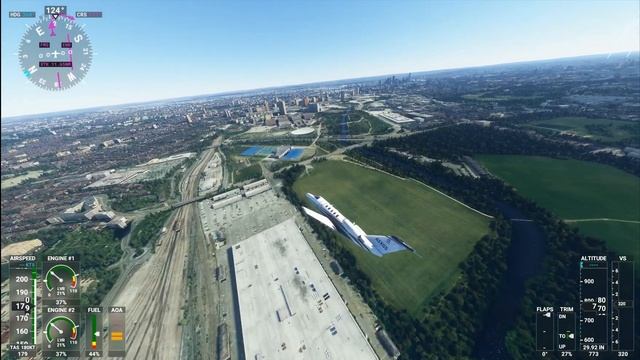 London in Flight Simulator vs Google Maps / Real Life | How accurate is London in Flight Simulator? смотреть онлайн