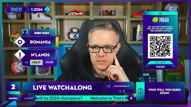ROMANIA vs NETHERLANDS! LIVE EURO 2024 with Mark GOLDBRIDGE LIVE смотреть онлайн