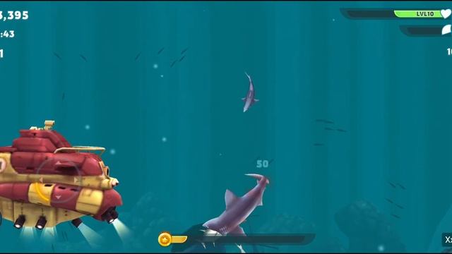 hungry shark odc.2 - łódź podwona, zatopiony statek i wielki krab! смотреть онлайн