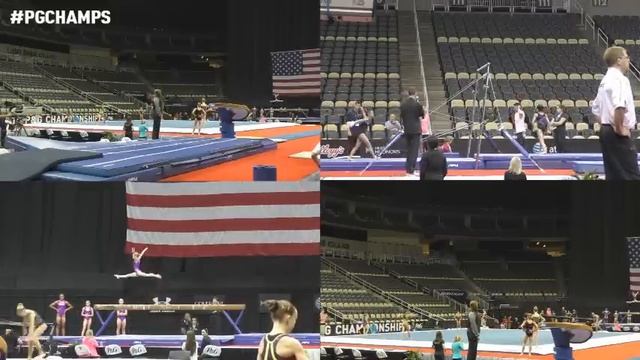 2014 P&G Gymnastics Championships - Jr. Women - Podium Training смотреть онлайн