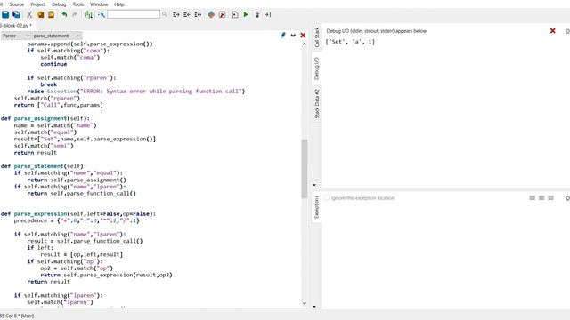 parsing code block with python смотреть онлайн