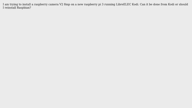 Raspberry Pi: Raspberry Camera on Kodi смотреть онлайн