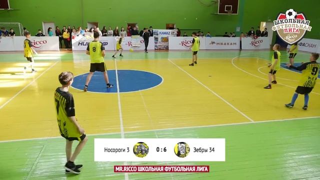 Школьная Футбольная Лига 2019. Полный матч: Носороги 3 - Зебры 34 смотреть онлайн