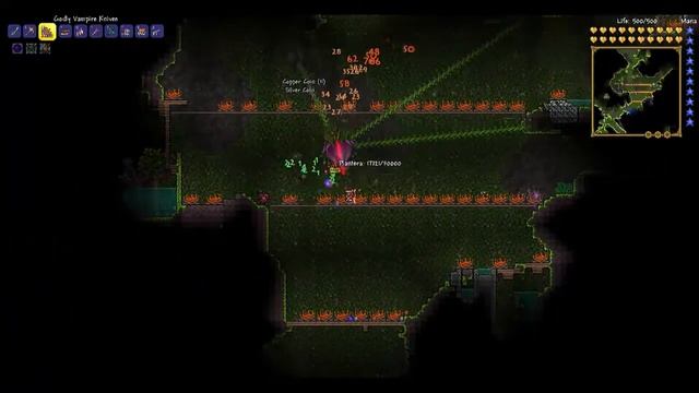 Terraria-Plantera vs Vampire Knifes смотреть онлайн