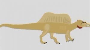 спинозавр рычит